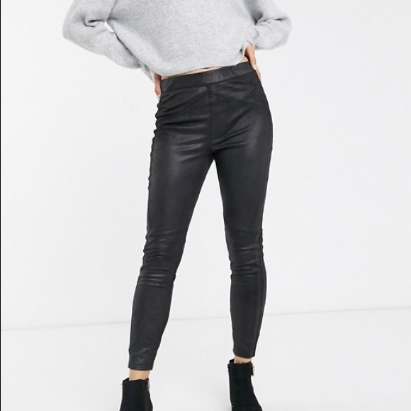 Free People Midnight Vegan Suede Leggings - Picture 13 of 15